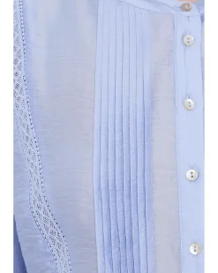 Vince Camuto Crew Neck With Pleated Front Women's