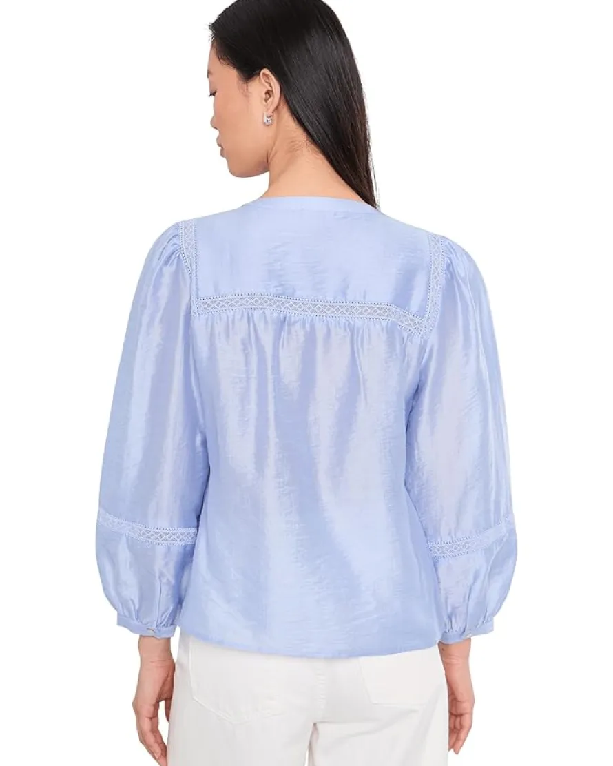 Vince Camuto Crew Neck With Pleated Front Women's