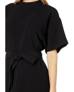 Vince Camuto Drop Shoulder Moch Neck Dress Women's