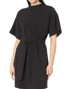 Vince Camuto Drop Shoulder Moch Neck Dress Women's