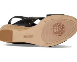 Vince Camuto Ellna Cross-band Wedge Sandals Women's