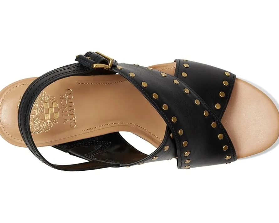 Vince Camuto Ellna Cross-band Wedge Sandals Women's