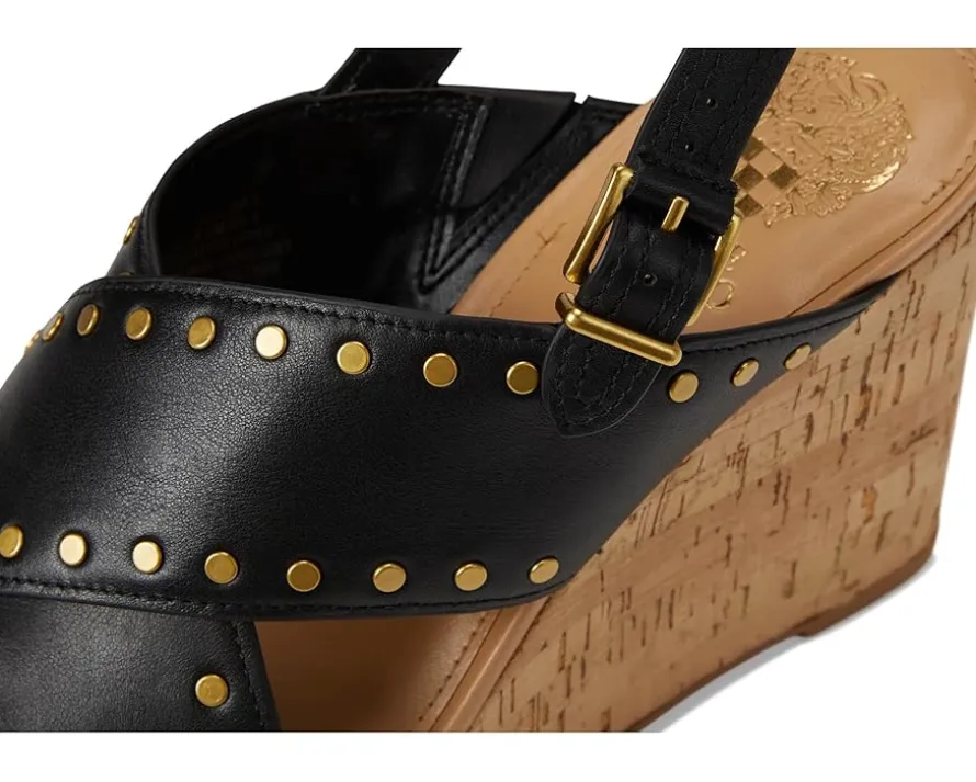 Vince Camuto Ellna Cross-band Wedge Sandals Women's