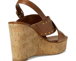 Vince Camuto Ellna Cross-band Wedge Sandals Women's