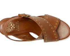 Vince Camuto Ellna Cross-band Wedge Sandals Women's