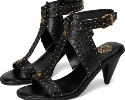 Vince Camuto Faunie Studded Cone Heel Sandals Women's