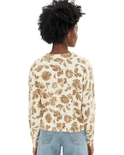 Vince Camuto Floral Printed Crew Neck Women's