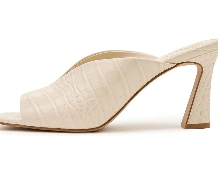 Vince Camuto Galeni Peep Toe High Heel Mules Women's