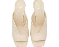 Vince Camuto Galeni Peep Toe High Heel Mules Women's