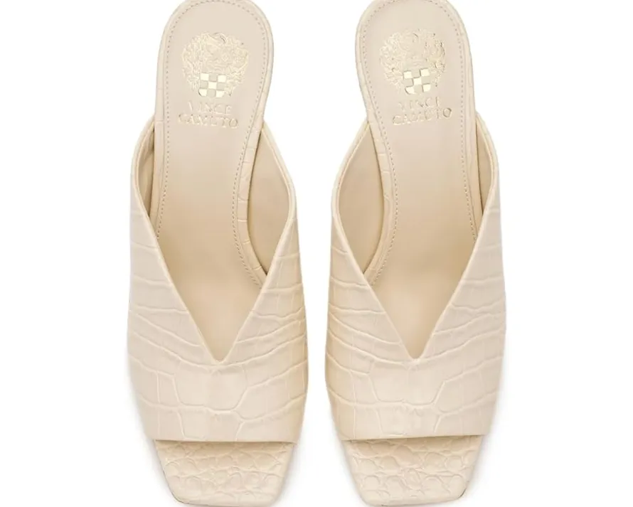 Vince Camuto Galeni Peep Toe High Heel Mules Women's