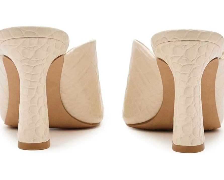 Vince Camuto Galeni Peep Toe High Heel Mules Women's