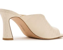 Vince Camuto Galeni Peep Toe High Heel Mules Women's