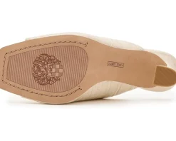 Vince Camuto Galeni Peep Toe High Heel Mules Women's