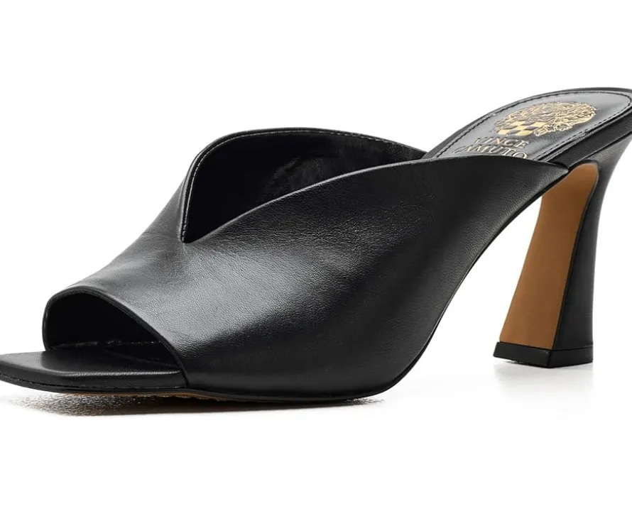 Vince Camuto Galeni Peep Toe High Heel Mules Women's