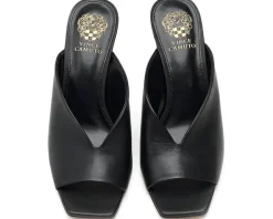 Vince Camuto Galeni Peep Toe High Heel Mules Women's