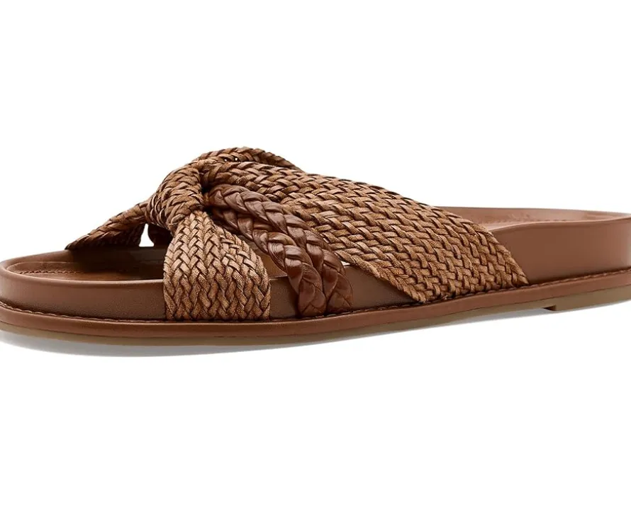 Vince Camuto Gryfynn Knotted Woven Slide Sandals Women's