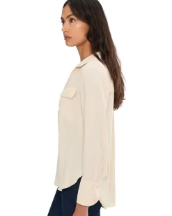 Vince Camuto Half Placket with Two Front Pockets Women's