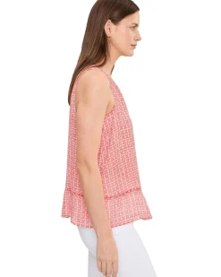 Vince Camuto Halter Neck Shell With Peplum Women's