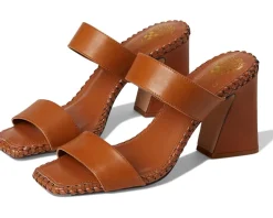 Vince Camuto Kaden Stitched Block Heel Mule Sandals Women's