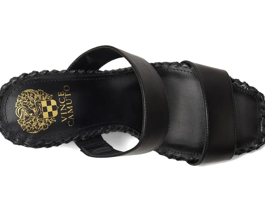 Vince Camuto Kaden Stitched Block Heel Mule Sandals Women's