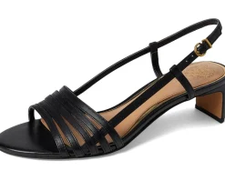 Vince Camuto Layton Strappy Kitten Heel Sandals Women's