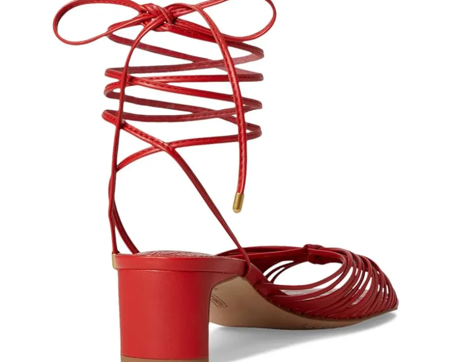 Vince Camuto Lory Ankle Wrap Kitten Heel Sandals Women's