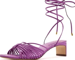 Vince Camuto Lory Ankle Wrap Kitten Heel Sandals Women's
