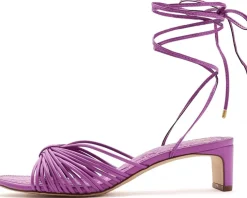 Vince Camuto Lory Ankle Wrap Kitten Heel Sandals Women's