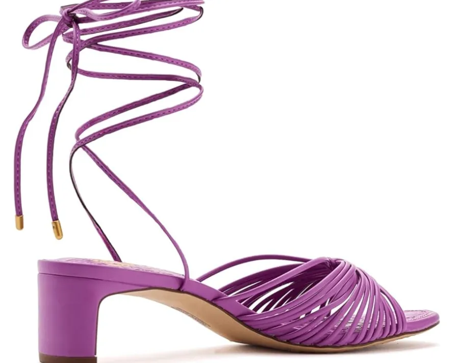 Vince Camuto Lory Ankle Wrap Kitten Heel Sandals Women's
