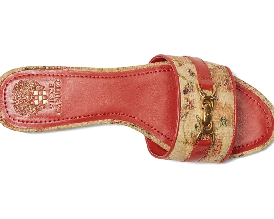 Vince Camuto Maxine Banded Buckle Slide Sandals Women's