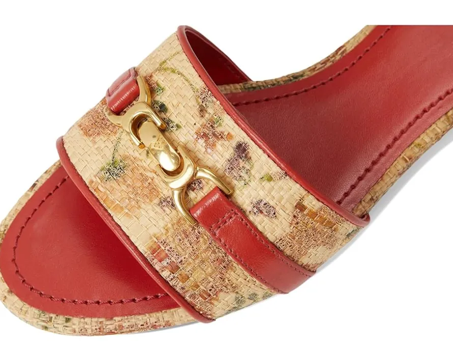 Vince Camuto Maxine Banded Buckle Slide Sandals Women's