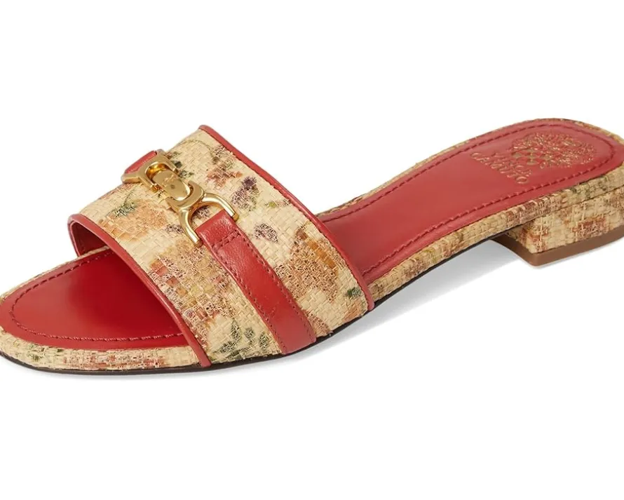 Vince Camuto Maxine Banded Buckle Slide Sandals Women's