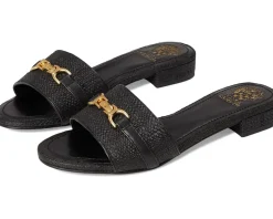 Vince Camuto Maxine Banded Buckle Slide Sandals Women's