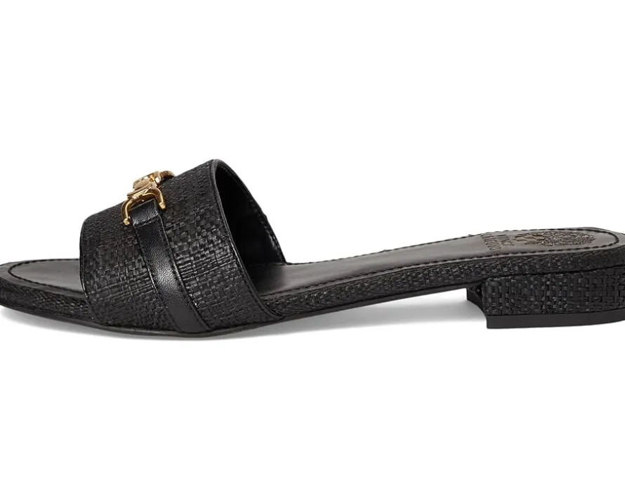 Vince Camuto Maxine Banded Buckle Slide Sandals Women's