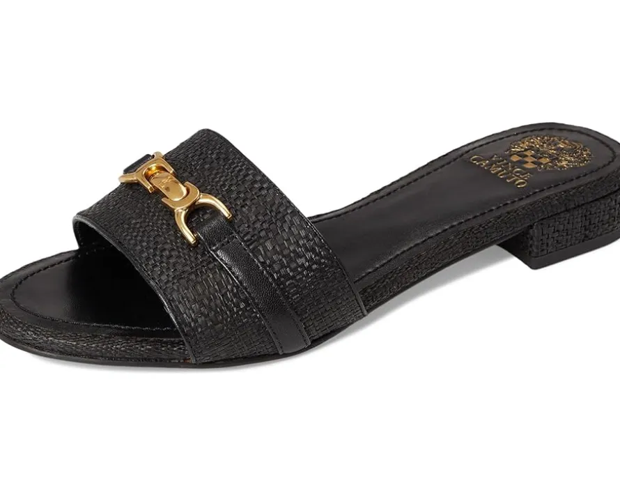 Vince Camuto Maxine Banded Buckle Slide Sandals Women's
