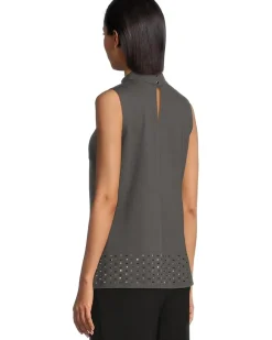 Vince Camuto Mock Neck Sleeveless Tunic Women's
