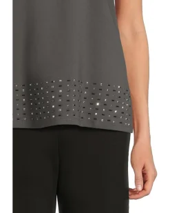 Vince Camuto Mock Neck Sleeveless Tunic Women's