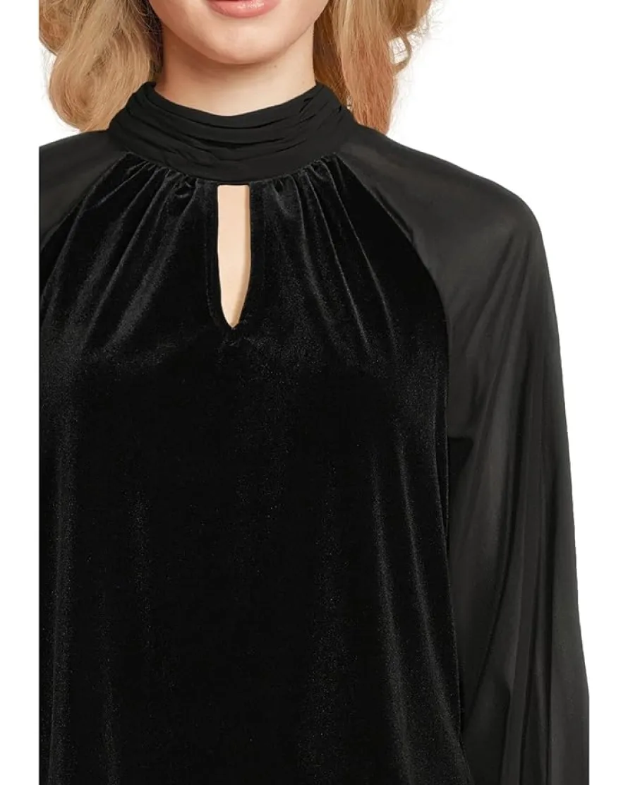 Vince Camuto Mock Neck Top with Long Sleeve Women's
