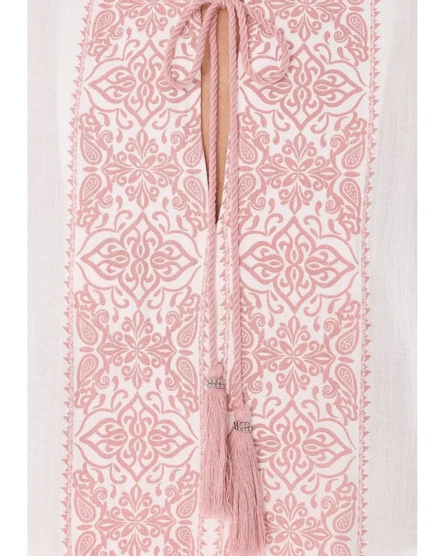 Vince Camuto Peasant Blouse With Neck Tie Women's