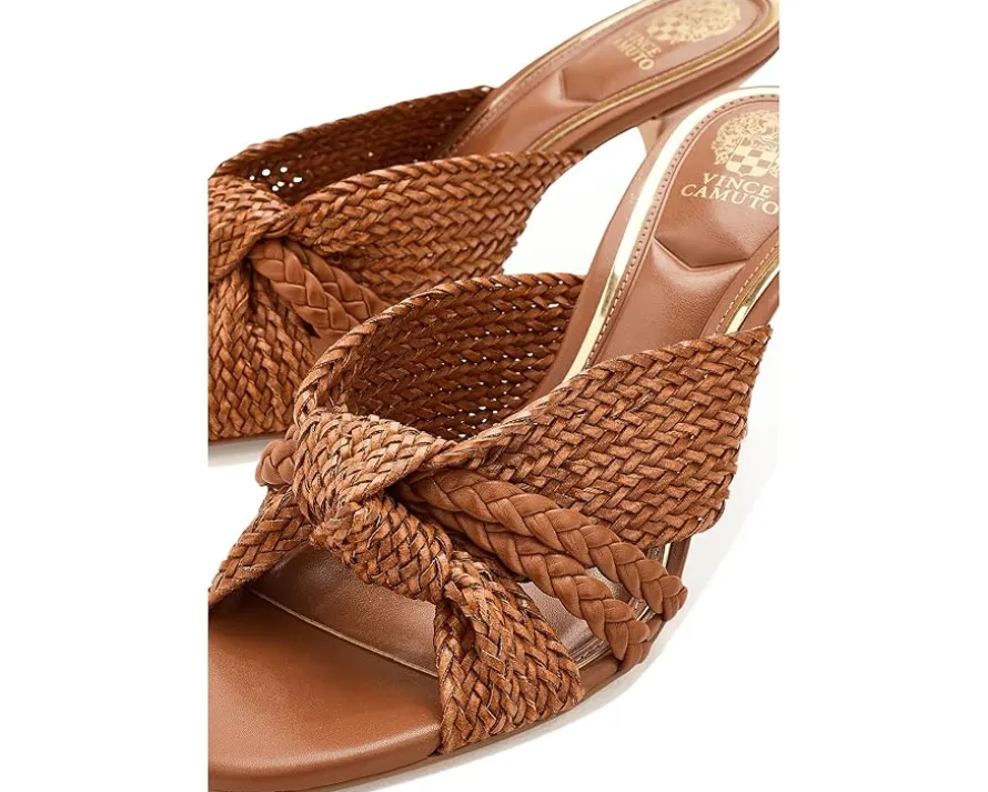 Vince Camuto Pheya Knotted High Heel Mule Sandals Women's