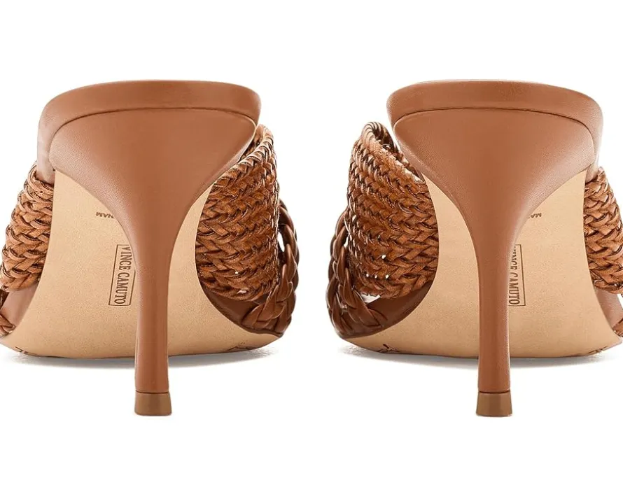 Vince Camuto Pheya Knotted High Heel Mule Sandals Women's