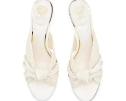 Vince Camuto Pheya Knotted High Heel Mule Sandals Women's