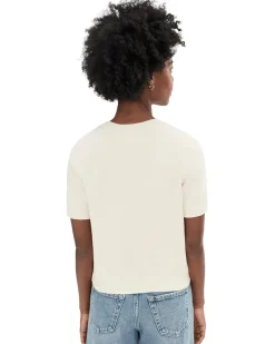 Vince Camuto Placed Print Crew Neck Women's