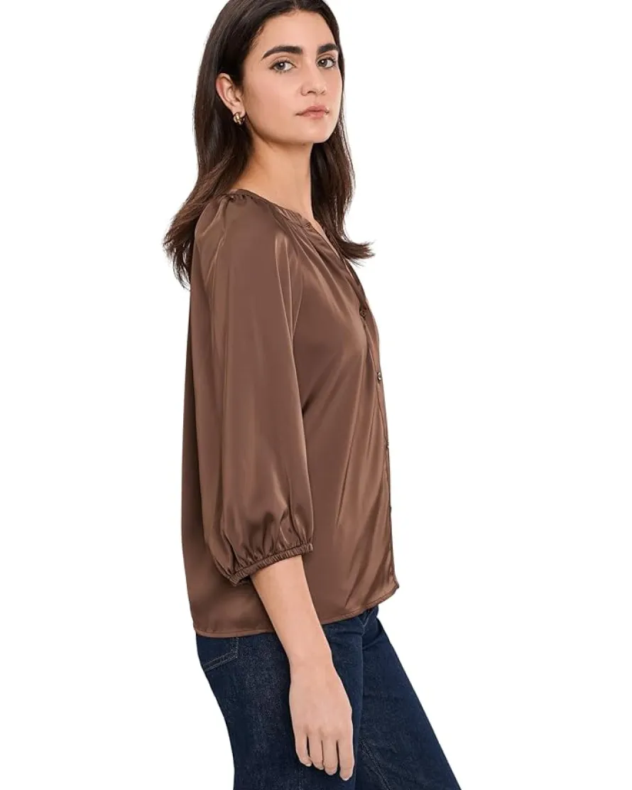 Vince Camuto Raglan Sleeve Button-Down Blouse Women's