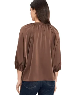 Vince Camuto Raglan Sleeve Button-Down Blouse Women's