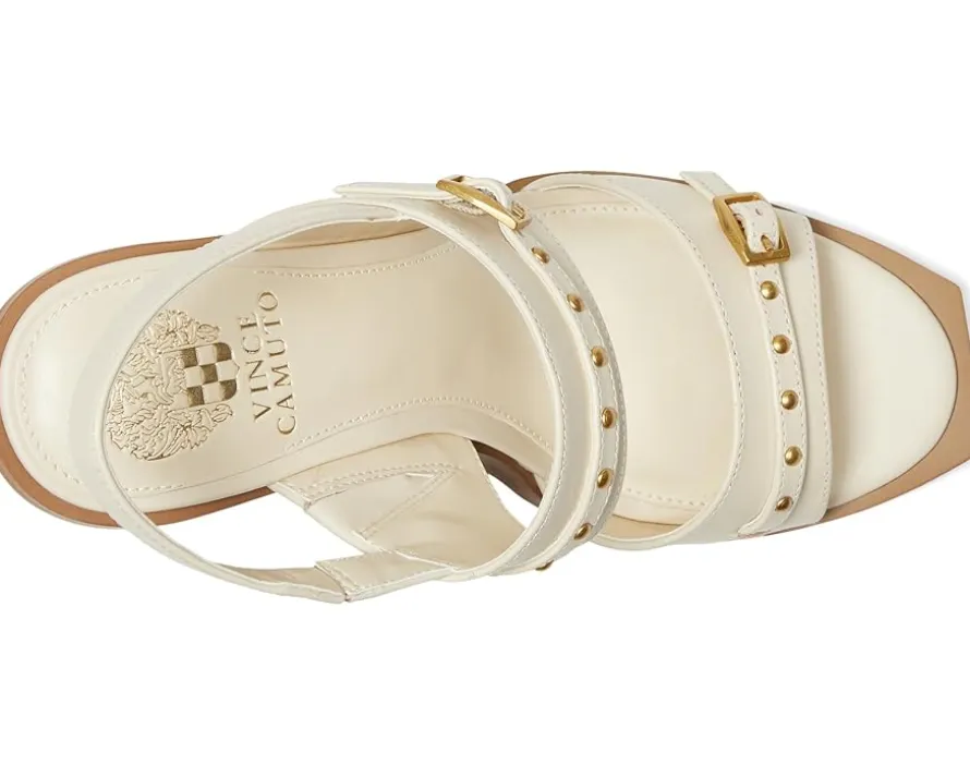 Vince Camuto Ridena Studded Buckle High Heel Sandals Women's