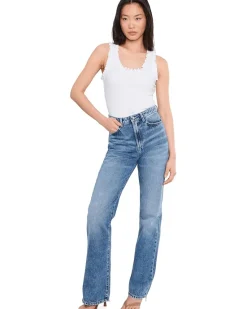 Vince Camuto Ruffle Rib Tank Women's