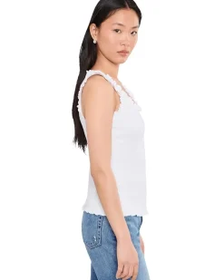 Vince Camuto Ruffle Rib Tank Women's