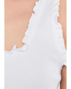 Vince Camuto Ruffle Rib Tank Women's