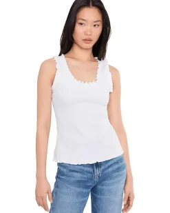Vince Camuto Ruffle Rib Tank Women's